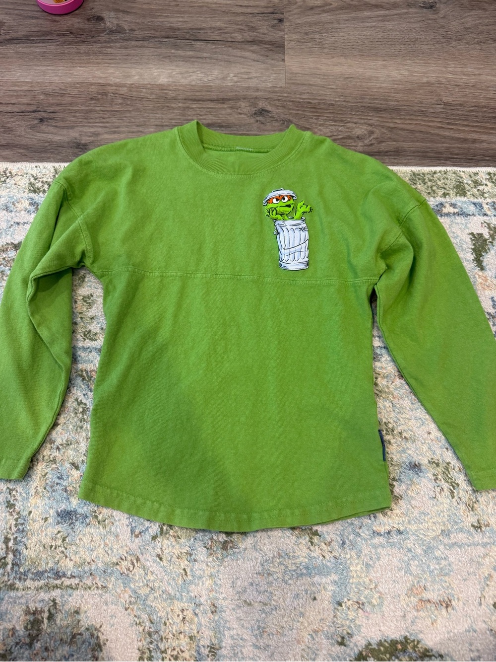 Sesame Street Green Long-Sleeve Kids Sweatshirt with Oscar The Grouch